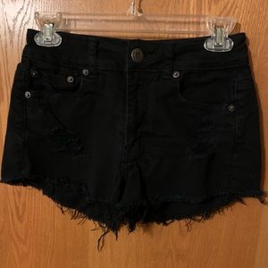 Black American Eagle Shorts